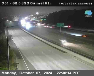 SB 5 at Carmel Mountain Rd.