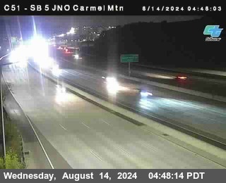 SB 5 at Carmel Mountain Rd.