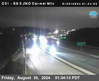 SB 5 at Carmel Mountain Rd.