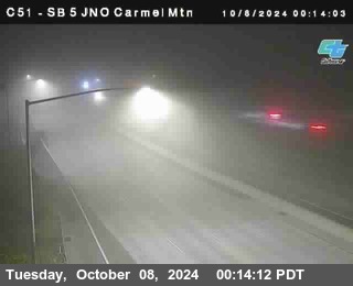 SB 5 at Carmel Mountain Rd.