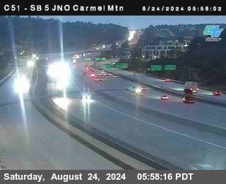 SB 5 at Carmel Mountain Rd.