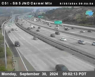 SB 5 at Carmel Mountain Rd.