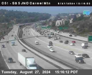 SB 5 at Carmel Mountain Rd.