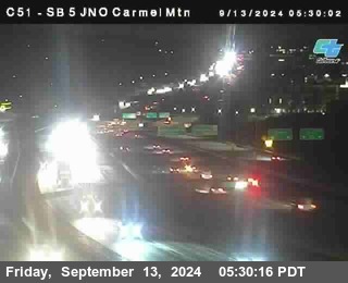 SB 5 at Carmel Mountain Rd.