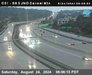 SB 5 at Carmel Mountain Rd.