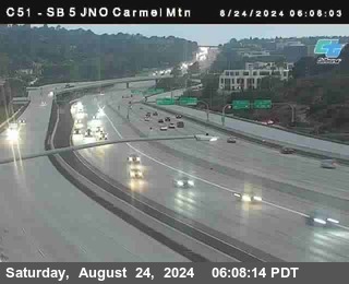 SB 5 at Carmel Mountain Rd.