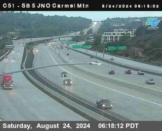 SB 5 at Carmel Mountain Rd.