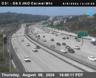 SB 5 at Carmel Mountain Rd.