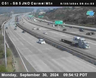 SB 5 at Carmel Mountain Rd.