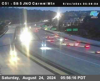 SB 5 at Carmel Mountain Rd.