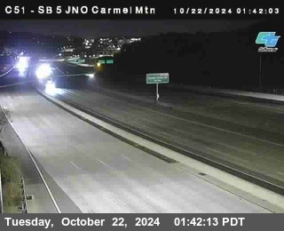 SB 5 at Carmel Mountain Rd.