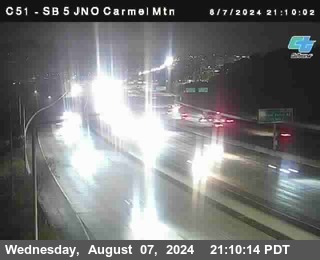 SB 5 at Carmel Mountain Rd.