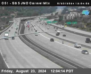 SB 5 at Carmel Mountain Rd.