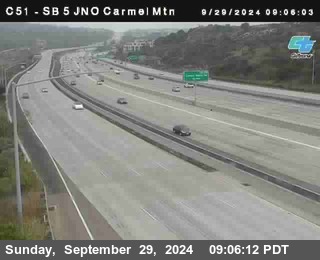 SB 5 at Carmel Mountain Rd.