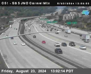 SB 5 at Carmel Mountain Rd.