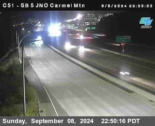 SB 5 at Carmel Mountain Rd.