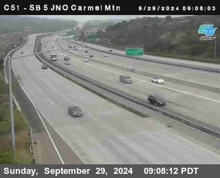 SB 5 at Carmel Mountain Rd.