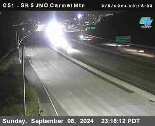 SB 5 at Carmel Mountain Rd.