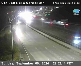 SB 5 at Carmel Mountain Rd.