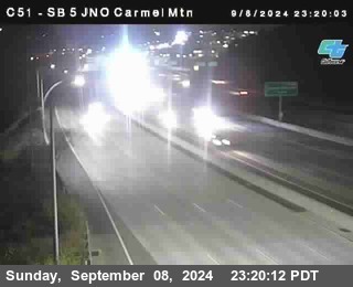 SB 5 at Carmel Mountain Rd.