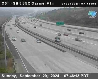 SB 5 at Carmel Mountain Rd.