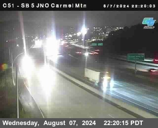 SB 5 at Carmel Mountain Rd.