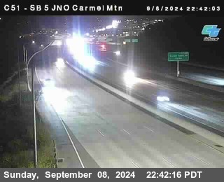 SB 5 at Carmel Mountain Rd.