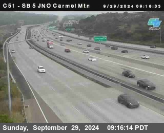 SB 5 at Carmel Mountain Rd.