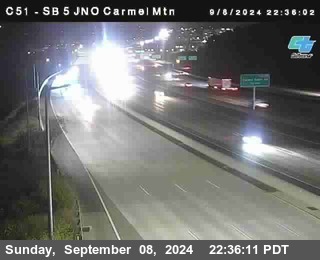 SB 5 at Carmel Mountain Rd.