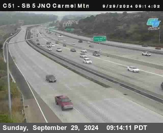 SB 5 at Carmel Mountain Rd.