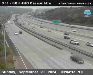 SB 5 at Carmel Mountain Rd.