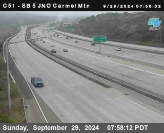 SB 5 at Carmel Mountain Rd.