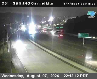 SB 5 at Carmel Mountain Rd.