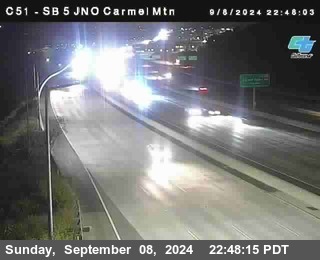 SB 5 at Carmel Mountain Rd.