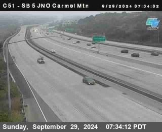 SB 5 at Carmel Mountain Rd.