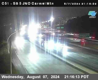 SB 5 at Carmel Mountain Rd.