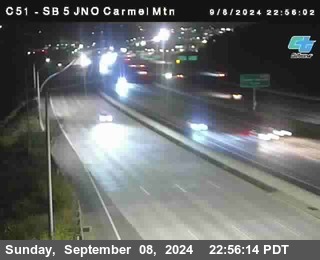 SB 5 at Carmel Mountain Rd.