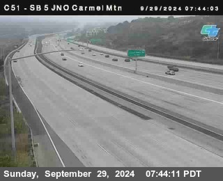 SB 5 at Carmel Mountain Rd.