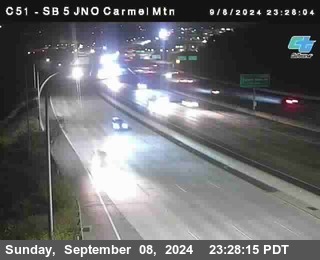 SB 5 at Carmel Mountain Rd.