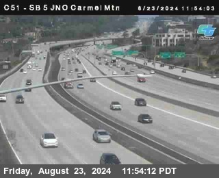 SB 5 at Carmel Mountain Rd.