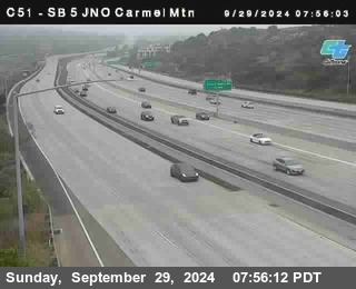 SB 5 at Carmel Mountain Rd.