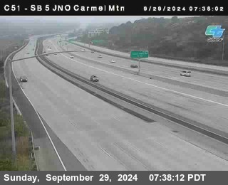 SB 5 at Carmel Mountain Rd.