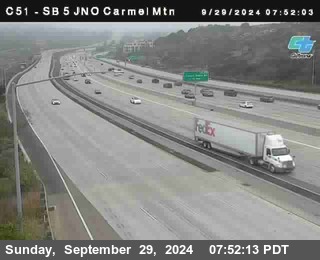 SB 5 at Carmel Mountain Rd.