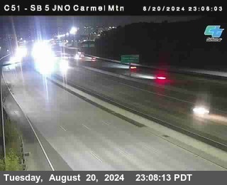 SB 5 at Carmel Mountain Rd.