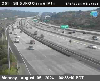 SB 5 at Carmel Mountain Rd.