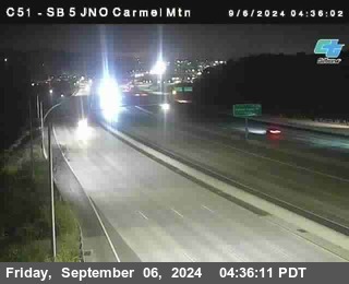 SB 5 at Carmel Mountain Rd.