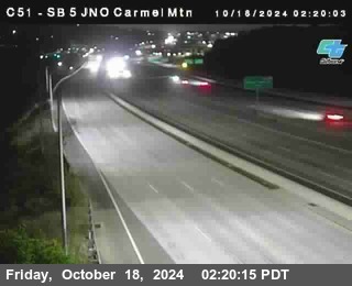 SB 5 at Carmel Mountain Rd.