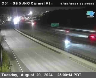 SB 5 at Carmel Mountain Rd.