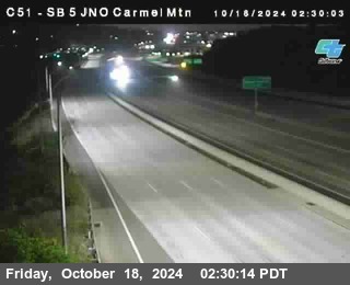 SB 5 at Carmel Mountain Rd.