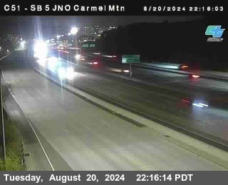 SB 5 at Carmel Mountain Rd.